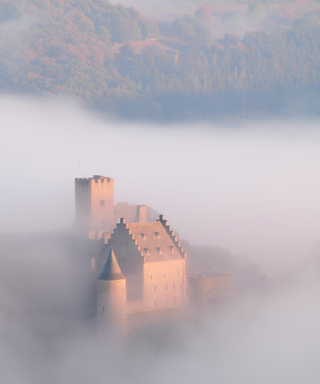 fog surrounding hill